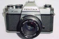 Pentax K1000 35mm Film SLR Manual Camera + Pentax-M 55mm F/2 SMC Lens