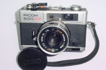 RICOH 500 GX Rangefinder 35mm Film Camera with 40mm F/2.8 Lens