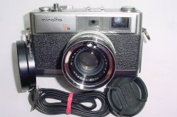 minolta HI-MATIC 7S 35mm Film Rangefinder Camera with ROKKOR 40mm F/1.7 Lens minolta HI-MATIC 7S 35mm Film Rangefinder Camera with ROKKOR 40mm F/1.7 Lens