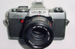 Minolta XG 1 35mm SLR Film Manual Camera + Minolta 50mm F/1.7 MD ROKKOR Lens Minolta XG 1 35mm SLR Film Manual Camera + Minolta 50mm F/1.7 MD ROKKOR Lens