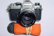 Nikon FM 35mm Film SLR Manual Camera with Nikon 50/1.8 AI Nikkor Lens