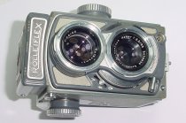 Rolleiflex 4x4 Baby Grey TLR 127 Film Camera Schneider-Kreuznach 60/3.5 Lens