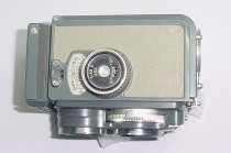 Rolleiflex 4x4 Baby Grey TLR 127 Film Camera Schneider-Kreuznach 60/3.5 Lens