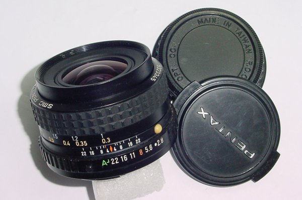 Pentax 28mm F/2.8 SMC Wide Angle Manual Focus Pentax-A Lens