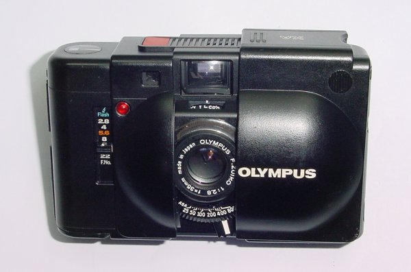 Olympus XA 35mm Film Rangefinder Camera with F.Zuiko 35mm F/2.8 Lens