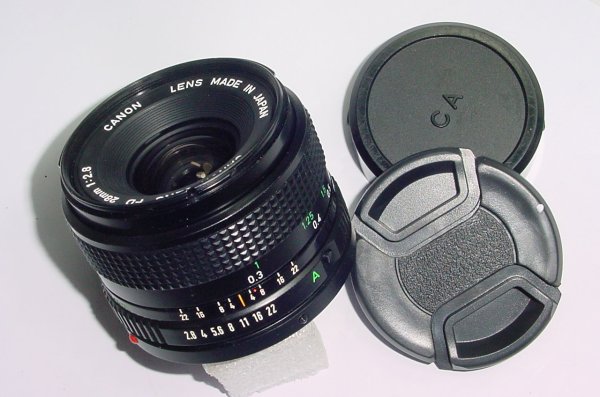 Canon 28mm F/2.8 FD Wide Angle Manual Focus Lens