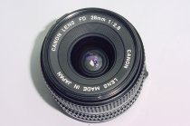 Canon 28mm F/2.8 FD Wide Angle Manual Focus Lens