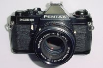 Pentax ME Super 35mm Film manual SLR Camera with Pentax M 50mm f/1.7 smc Lens - Black