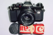 Canon AL-1 QF 35mm SLR Film Manual Camera with Canon 50mm F/1.8 FD Lens