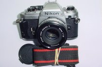 Nikon FG 35mm Film SLR Manual Camera with Nikon 50mm F/1.8 Series E Lens