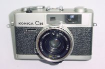 KONICA C35 automatic 35mm Film Rangefinder Manual Camera with 38mm F/2.8 Lens