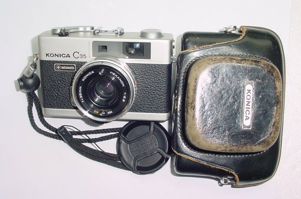 KONICA C35 automatic 35mm Film Rangefinder Manual Camera with 38mm F/2.8 Lens