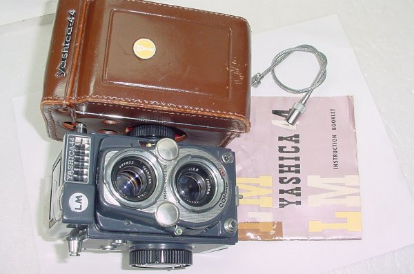 Yashica 44 LM FL 127 Film TLR Manual Camera with Yashinon 60/3.5 Twin Lens