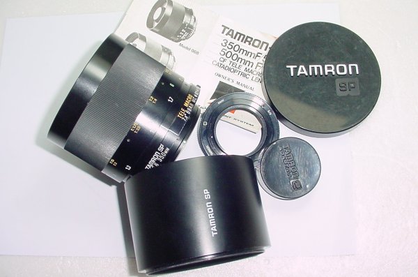 Tamron 350mm F/5.6 SP TELE MACRO BBAR MC 06B ADAPTALL 2 Manual Focus MIRROR Lens