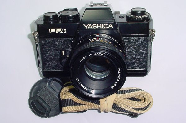 YASHICA FR I 35mm Film SLR Manual Camera with Yashica 50mm F/1.7 ML Lens