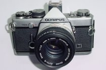 Olympus OM-2N MD 35mm Film SLR Manual Camera with 50mm F/1.8 Zuiko Lens