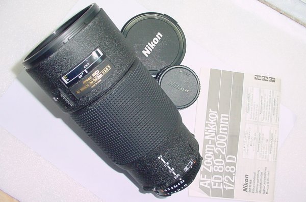 Nikon 80-200mm F/2.8 D AF NIKKOR ED Auto Focus Zoom Lens