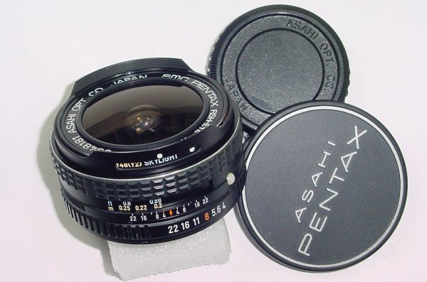 Pentax Fish-eye-Takumar 17mm F/4 Asahi PK Mount Manual Focus Lens